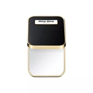 Miu Miu Black and Gold Compact Mirror